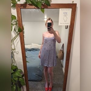 Free People purple sequin and beaded dress